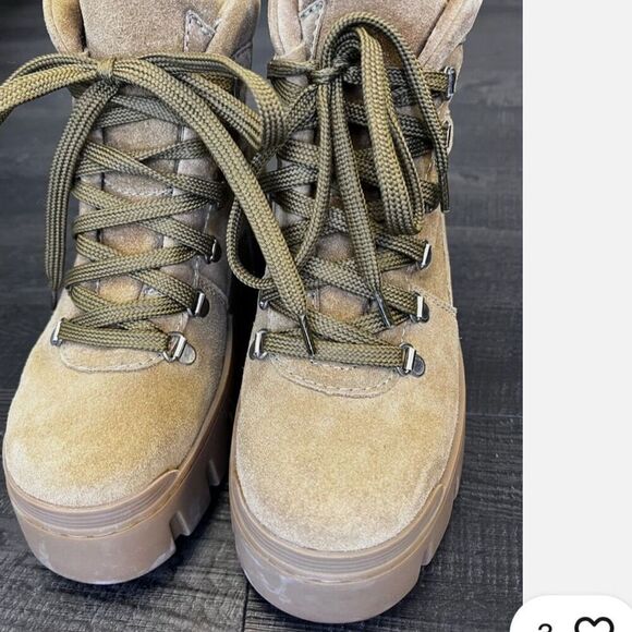 Isabel Marant Mealie Women's Brown Platform Ankle Boots Winter Casual - Picture 8 of 10